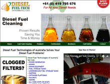 Tablet Screenshot of dieselfueltech.com